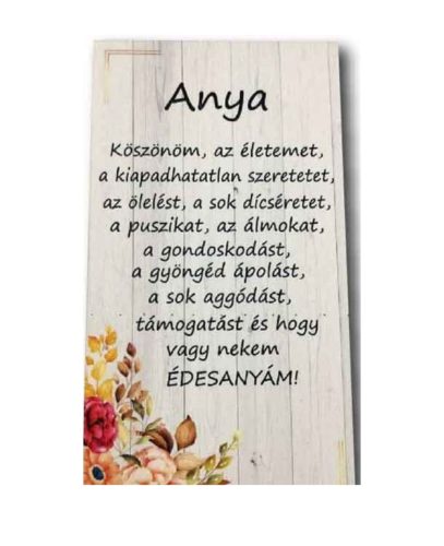 Ajándék tábla Édesanyáknak