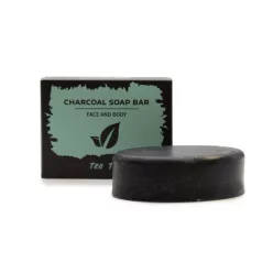 Aktív szenes szappan teafaolajjal zsíros, pattanásos bőrre - mélytisztító natúr szappan - Zümishop