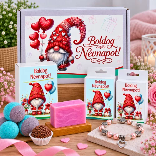 Névnapi ajándék nőknek – 3 meglepetéses ajándékcsomag