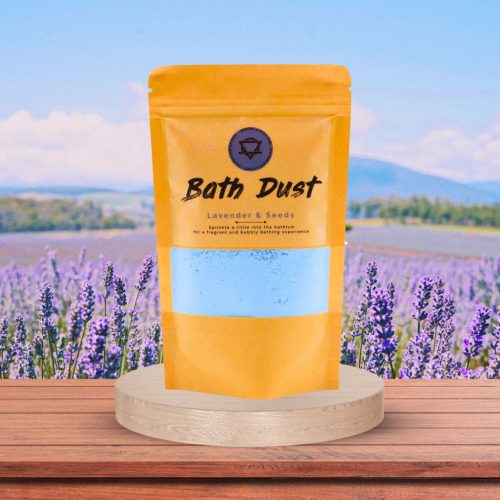 Levendulás Karácsonyi weelness ajándék csomag – Kézműves Szappan, Fürdőgolyó és Fürdőpor