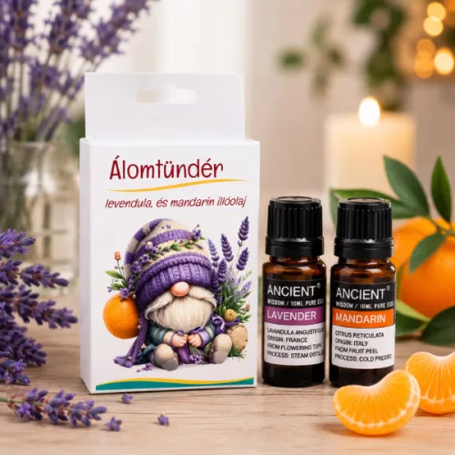 Bombur Álomtündér alvás segítő illóolaj doboz - levendula és mandarin illóolaj válogatás - Zümishop