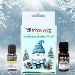   Téli Frissesség illóolaj doboz –Fenyő és eukaliptusz illóolaj+ajándék illatviasz