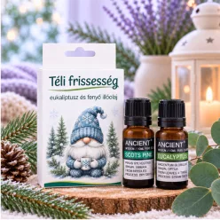 Légzéskönnyítő és fertőtlenítő illóolaj válogatás - Téli Frissesség illóolaj doboz - Zümishop