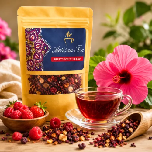 Nyár Íze gyümölcstea - hibiszkusztea szederrel és málnával - 50g szálas gyümölcs tea - Zümishop