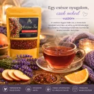 Szálas Rooibos Tea Levendulával, Almával és Naranccsal – Levendula Tea Keverék 50 