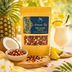 Piña Colada szálas gyümölcstea - ananászos kókuszos teakeverék - 50g szálas tea - Zümishop