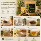 Öko Klasszikus Zöld Tea Citrommal és Gyömbérrel 50 g 