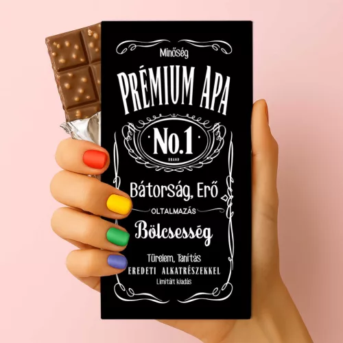 Prémium Apa Feliratos Csokoládé 75 g – Apák Napi Ajándék Apának