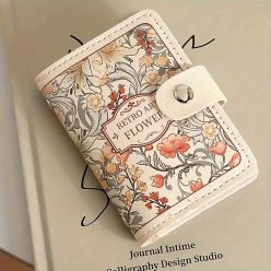 Vintage Virágos kártyás Pénztárca