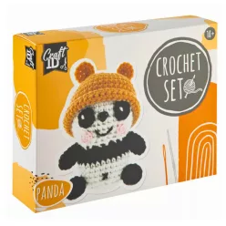 Panda horgoló szett kezdőknek – Craft készlet