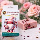 Rózsa és vanília kézműves szappan ajándék karkötővel - natúr luxus bőrápolás - Zümishop