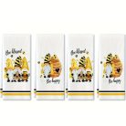 „Bee Blessed” & „Bee Happy” Gnome – 4 darabos méhecskés konyharuha szett