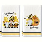 „Bee Blessed” & „Bee Happy” Gnome – 4 darabos méhecskés konyharuha szett