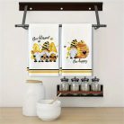 „Bee Blessed” & „Bee Happy” Gnome – 4 darabos méhecskés konyharuha szett