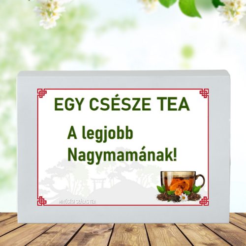 Választható feliratos teás ajándékdoboz-A legjobb...