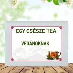  Feliratos teás ajándékdoboz-Vegánoknak