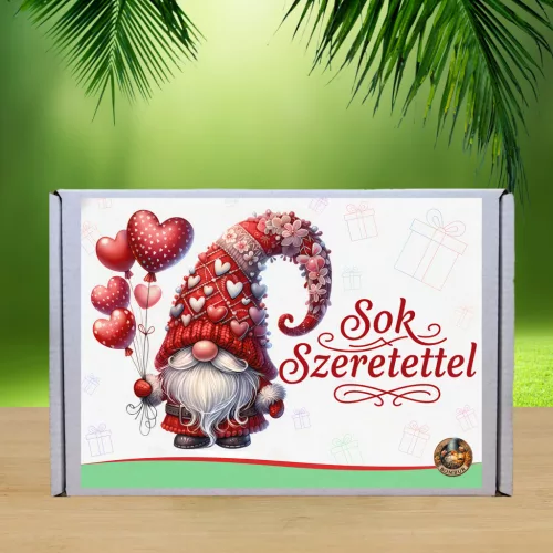 Sok szeretettel” Ajándékdoboz – Prémium Fürdősóval és Kézműves Szappannal