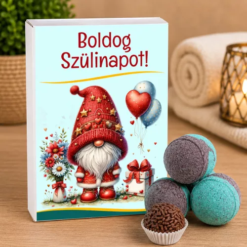 Boldog Születésnapot ajándékcsomag nőknek –