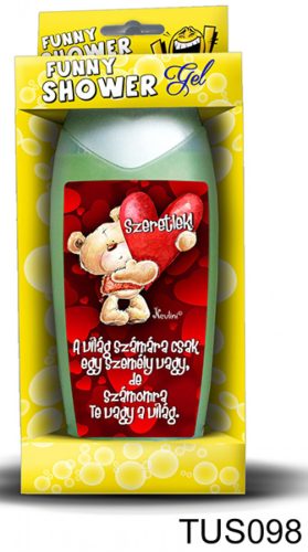 Szerelmes Ajándék Tusfürdő – „A világ számára…”, Unisex Illattal, 300 ml