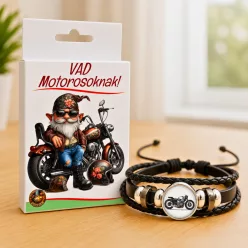 Ajándék Motorosoknak – Motoros Karkötő Díszdobozban