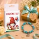 Köszönettel feliratú ajándékdoboz és életfa medálos karkötő pedagógusnapi köszönetajándékként