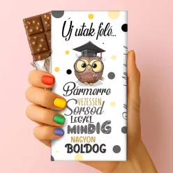   Csoda Csoki Ballagásra – Új Utak Felé Motivációs Tejcsokoládé 75g