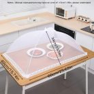 Nagy méretű étel takaró háló 60 cm