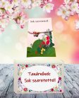 Feliratos ajándék doboz  karkötővel