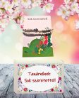 Feliratos ajándék doboz 2 db-os karkötő szettel