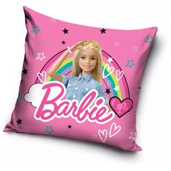 Barbie Rainbow velúr díszpárna - puha szivárványos ajándék kislányoknak - Zümishop