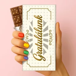   Gratulálunk – Feliratos Csokoládé 75 g | Gratulációs Ajándék