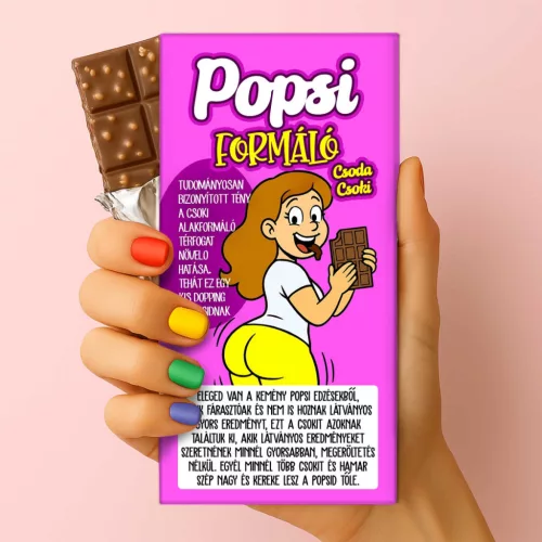 Popsi Formáló Csoda Csoki – Vicces Feliratos Csokoládé 75 g