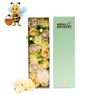 Elegáns szappanvirág ajándékdoboz - exkluzív ajándék esküvőre és ünnepekre - Zümishop