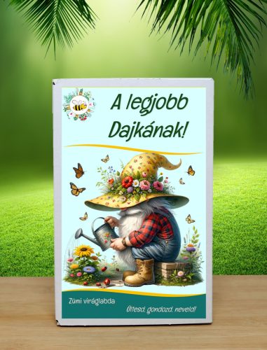 A Legjobb Dajkának sok szeretettel  12 db feliratos viráglabda