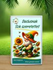 Dadusnak Sok szeretettel feliratos napraforgó viráglabda 12 db