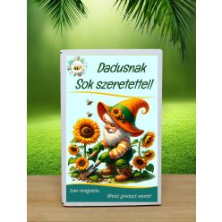   Dadusnak Sok szeretettel feliratos napraforgó viráglabda 12 db