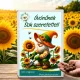 Óvónőnek sok szeretettel feliratú ajándék doboz napraforgós 6 db  viráglabdával (ajándék ötlet óvónőknek)