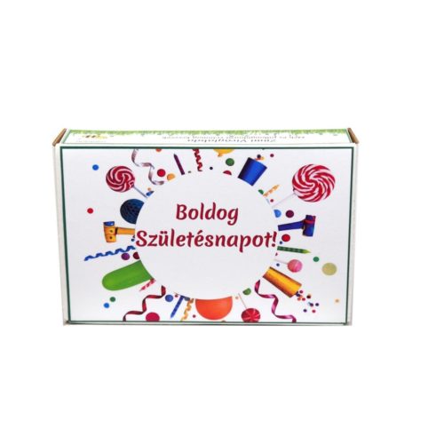 Boldog Születésnapot feliratos  viráglabdával-Születésnapi ajándék ötlet