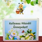 Húsvéti feliratos viráglabda ,választható viráglabdával-Húsvéti ajándék ötlet