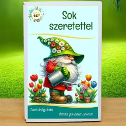   Különleges ajándékötlet – „Sok Szeretettel” ajándékdoboz 12 db viráglabdával