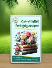 Sok szeretettel pedagógus napra feliratú ajándék doboz 12 dbvadvirágos viráglabdával (ajándék ötlet pedagógusoknak)