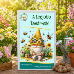 Egyedi Ajándék Tanároknak – Virágos Zümi Viráglabda
