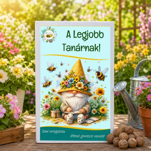 Egyedi Ajándék Tanároknak – Virágos Zümi Viráglabda