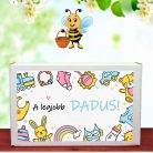 A legjobb dadus feliratú viráglabda!  (Ajándék ötlet Dadusoknak)