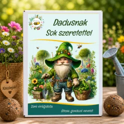 Ajándék dadusoknak pedagógusnapra – „Dadusnak sok szeretettel” viráglabda ajándékdoboz 6 db viráglabdával