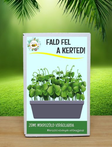 Fald fel a kerted viráglabda-mikrozöld vetőmagokkal