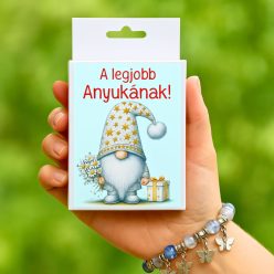 Legjobb Anyukának feliratos ajándék karkötő - elegáns ékszer ajándék Anyák napjára - Zümishop