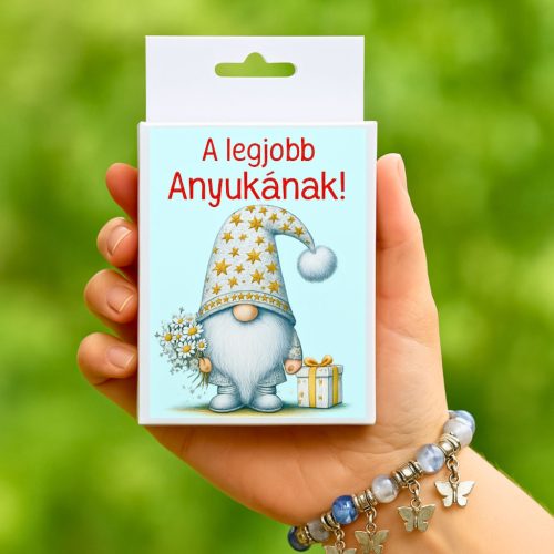 Legjobb Anyukának feliratos ajándék karkötő - elegáns ékszer ajándék Anyák napjára - Zümishop