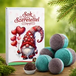   Sok szeretettel ajándék – 8 db-os fürdőgolyó szett Dubai trüffel illattal