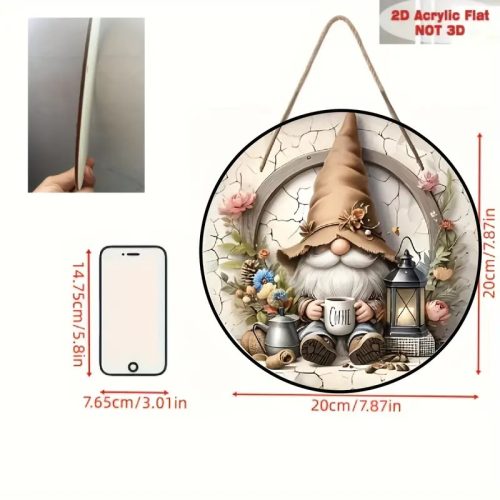 Kerti dekoráció-Törpés fali dísz